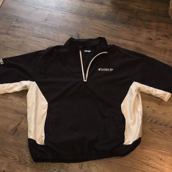 Ping Man Sandpiper Golf SS Bag wind Shirt Jacket L - Picture 1 of 6